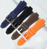 Watch Bands 2913mm Waterproof Silicone Watchband With Pin Buckle Black Dark Blue Brown Orange Strap Adaptation 81527436740