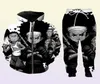 Sortie de nouveaux Menwomens Boondocks Funny 3D Print Fashion Tracksuit Pants Zipper Hoodie Casual Sportswear L0153388470