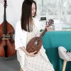 Kablolar 23 inç ip bağlar ukulele dekor vintage çocuklar yetişkin yeni başlayan 21 inç küçük gitar ukulele akustik gitarra müzik enstrümanı