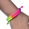 Girls bracelet 100 PCS Lucky China Red Rope Beads National Style Kabbalah String Braided Friendship Adjustable Bracelets313L