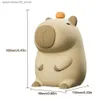 Lampes Shades Silicon LED Capybara Night Light Rechargeable Bureau Light Touch Touch Baby Sleep Light Childrens Room de couches Light Q240416
