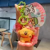 Squisito Instagram Girl Heart Authentic Spring Sakura Club Line Dog Dog Ring Anello Cartoon Couple Borsa Appesa Decorazione