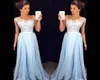 Jasnoniebieskie, długie sukienki balowe 2016 klejnotowe koronkowe aplikacje Illusion Gorsele patrz przez Vestido de Festa Evening Suknia 3790803