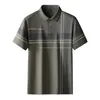 8XL 7XL 6XL Classic Loose Polo Shirt Men Summer Short Sleeve Mens Shirts Business Clothing High End Casual Mens TShirt 240412