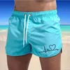 Swim Trunks Shorts dla mężczyzn Szybka sucha tablica Kąpiel Sądowy komfort oddychający z kieszeniami surfing na plaży lato 240403