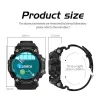 Watches Tinow T6 Smart Watch Men Waterproof Blood Pressure Hela skärm utomhus Smartwatch FitCloudPro för iOS Android