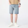 Jeans femininos 2024 Verão masculino Casual Casual Casual Shorts Coreanos Contraste Color Color Baggy Short Male ROPA HOMBRE