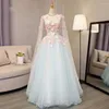 Robes de fête Butterfly Tulle Prom pour femmes manches complètes Floral Evenage Long Luxury 2024 REBRITÉ RETRO ROBRITY