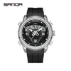 손목 시계 Sanda Top Brand Sports Men 's Watches 야외 군사 석영 시계 남자 방수 손목 시계를위한 방수 손목 시계 시계 remlogios masculino