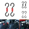 2024 2Pcs Car Seat Backrest Storage Hooks Multi-Functional Adjustable Hooks Back Seat Detachable Storage Auto Finishing Accessories