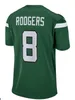 Joe Namath New Ahmad Sos Gardner York Aaron Rodgers Zach Wilson Breece Hall Quinnen Williams Jermaine Johnson II Garrett Wilson Allen Lazard Jets Football Jersey