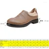 Zapatos informales Koznoy 3.5cm Mujeres ergonómicas COMBISTRO COMBISTRO Retro Autumn Soft Flats Leisure Luxury Natural Genuine Leather On Loafer