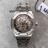 Designerskie zegarki serie Sapphire Glass Watch 41 mm szkieletowy mebl