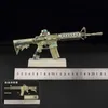 Toys de armas 1 3 M416 Escala fantasma 9 Toy Gun Miniatura AR15 Rifle Sniper Modelo Assemble Desemble Build Kit Coleção Gretos de aniversário de brinquedo 240416