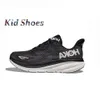 Kid Hokah One Clifton 9 Laufschuhe Kleinkinder Mode Hokahs Damen Dreifach schwarze weiße weiße Cyclamen süße Flila-Verschiebung der Sandjungen Mädchen Größe 28-35