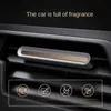 Auto luchtverfrisser Creatieve nieuwe autorisser aroma clip aluminium legering logboeken high-end ornamenten geurverwijdering auto geur geur outlet parfum l49