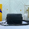 Mini Soft Trunk Box Messenger Makeup Bag Leather Man and Woman Bag Bag Bag Wallet 5A M82245 M44735 M68906 M44480