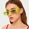 2024 Sonnenbrille Neue trendige Custom Fashion Vintage Ladies Randless Quadrat kleiner Rechteck rahmenlose Sonnenbrille Frauen Männer Sha