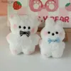 Peluş Anahtar Peluş Ayı Squeak Anahtarlık Kolye Karikatür Bebek Oyuncak Kawaii Yumuşak Dolgulu Torba Tahrikleri Çift Arkadaşlar İçin Süslemeler Hediye 1pc Y240415IHP9