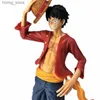 Acción Figuras de juguete One Peice 26cm Hat Holding Luffy Acción Figuras Juguetes Japón Anime Figuras coleccionables Modelo PVC Juguete para Figurina de anime Y240415