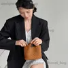 Modaya zincir şerit anne çanta el yapımı dokuma çanta kadın sebze sepeti küçük çanta kore tarzı tek omuz çantası çapraz olabilir T240416