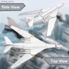 Puzzles 3D PileCool Kits Modèles 3D 1 200 TU-160 Bomber Puzzle Metal Toys Toys Plan Plan Creative Craft for Home Decoration Best Cadeaux Y240415