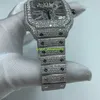 Diamond Tester VVS Moissanite di alta qualità personalizza VVS Out VVS Moissanite Diamond Hip-Hop Electricity Watch Skeleton