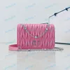 Bolsa de gola plissada bolsa plissada bolsa crossbody saco de luxo bolsa de couro para baguete saco de ombro de alta qualidade saco de crossbody elegante