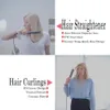 2 em 1 alisador de cabelo e alisão de curvador Curling Profissional Ion Negativo Aquecimento rápido