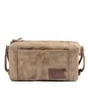 Muchuan High Quality Canvas Travel Bag Men rakar Dopp Kit Wash Organizer Make Up Case Make Up Organizer Handväskor 240412