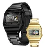 Smart Watch I6 Gold AlwayDisplay Digital 096 Inch Screen IP67 Waterdichte Sport Fitness Tracker Realtime weer voor Android IOS7976159