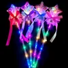 10st Fairy Stick Wave Ball Magic Stick Sparkling Ball Push Small Gift Childrens Glow Toy Party Supplies Favors 240410