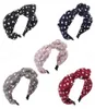 Rabbit Ears Hårband Polka Dot Bezel Hair Hoop For Women Top Knot Hair Bow Pannband Fashion Hair Accessories6575820