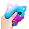 Decompression Toy Squihy Slow Rebound Ice Cat Cute Animal Stress Relief Toys Cure Office Stress Reliever Vent Fidget Toys for Kids AdultsL2404