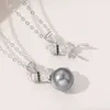 DIY VIDE Soutien Accessoire Design Pendant Cat 925 Collier en clavicule en argent sterling