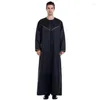 Abbigliamento etnico kaftan per abiti musulmani jubba s uomo vestito aramico uomo islamico abaya marocco jellabiya dubai djelaba moslim set drop dhqel