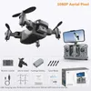 Drony Nowe KY9054K High Definition Photo Mini Drone Long Endurance Solding Pilot Control Four Axis Aircraft Toy 240416