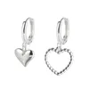 Stud Earrings 1Pair Korea Fashion Irregular Heart Ear Clips For Women Without Piercing Girls Banquet Jewelry Gift