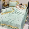 Blankets Nordic Summer Cool Quilt Single Double Cooling Blanket Washable Air Conditioner Core Thin Comforter Office Nap