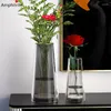 Vase Luxo Vase Wedding Decoratory Nordic TransparentGlass Room Be Creative House Design in Gold Arranging Flower