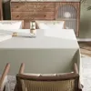 Tableau de table la nappe Ins Light Send of Luxury White White Disposable Wind Rectangle_AN3480