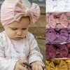 Candy Color Infant Baby Nylon Bowknot Farda Criança Elastic Hair Band Children Headwear5170730