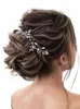 Kvinnor Rhineste Hair Vine Fi Hair smycken Handgjorda prom Hårprydnader Bröllop Bridal Accores för Party Hairband F0XZ#