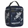 supermarine Spitfire Insulated Lunch Bag Fighter Pilot Aircraft Airplane Plane Cooler Thermal Bento Box Kids School Children q1iW#