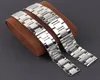 Steel Watch Band för Tanke Men039S CALIBER 16 17 5mm 20 23mm rostfritt Watchband Butterfly Buckle Wristband Silver Armband Ban1695427