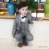 Pakken Gentleman Kinderen Enfant Garcon Mariage Pak Prince Boys Wedding Suit Kinderen Formele Blazer Vestbroek Tuxedo Dress Clothing Set