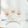 Candle Holders Elegant Decorative Candlestick Home Decoration Ornament Dining Table Centerpiece Luxury Tealight Candelabra For Banquet Shelf