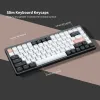Tillbehör 143 Key White Black Low Profile Slim KeyCap PBT KeyCaps för Gateron Cheery MX Mekaniskt tangentbord med arbete USA och Storbritanniens layout