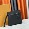 Designer Luxury bag Pochette IPAD 40504 Aerogram Clutch Bag Calf BK Hardware Bag Best Quality