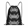 God Is Love Death Metal Stamping Straockpack Sports Sports Gym Bag for Men Women Heavy Rock Gift Training Sackpack F1DC#